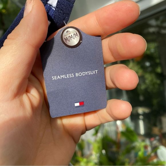 NWT Tommy Hilfiger UO Exclusive Striped Seamless Bodysuit M - Picture 8 of 11